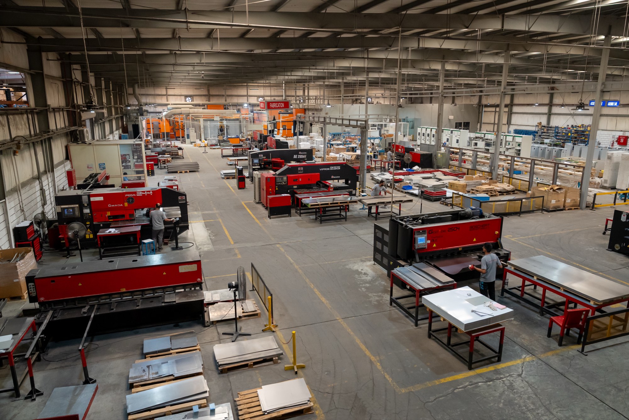 NLC sheet-metal fabrication line