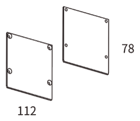 Frameless End Caps