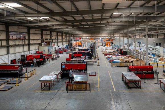 Sheet-metal fabrication and industrial painting line